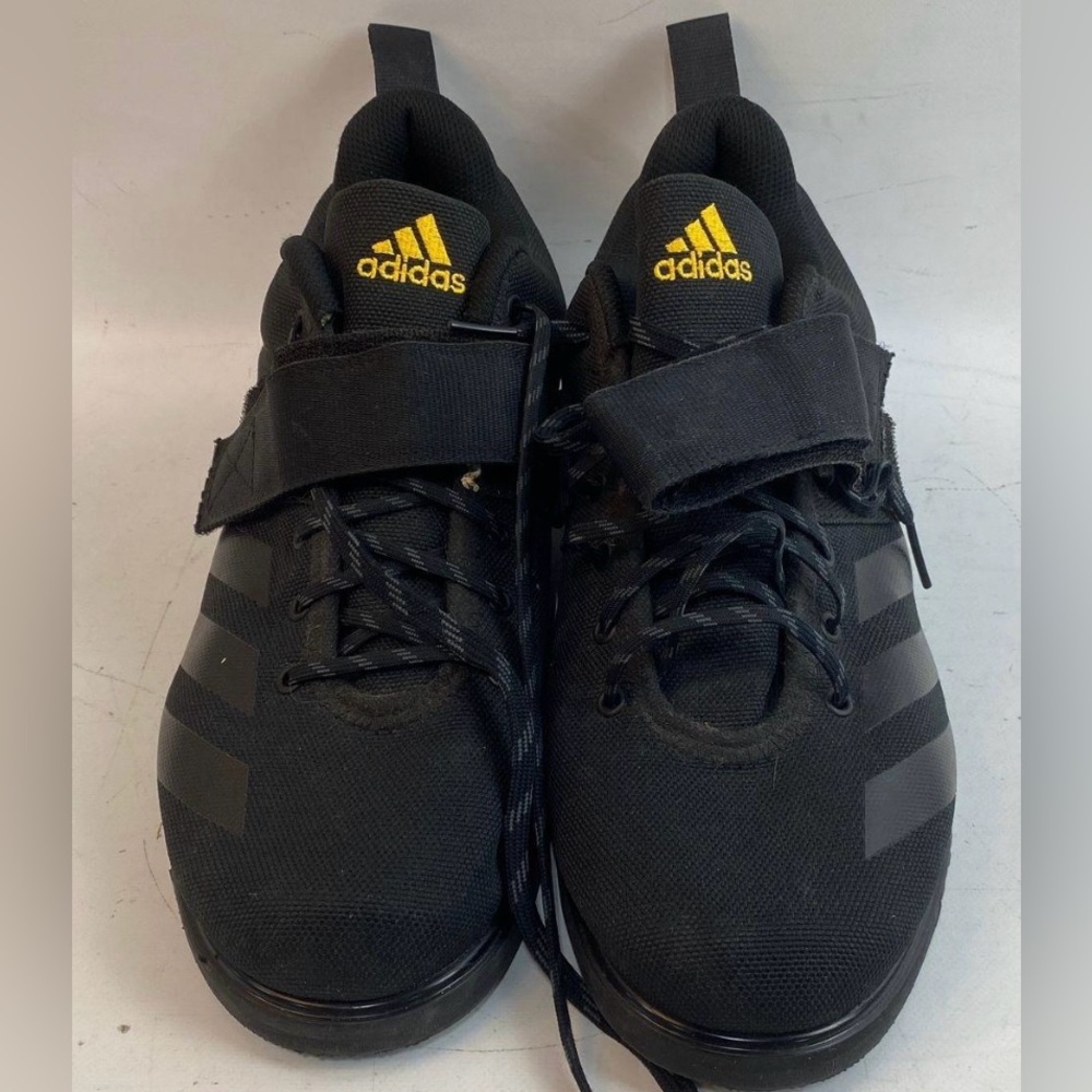 Adidas Powerlift 4 Black Solar Gold - Men’s 10.5